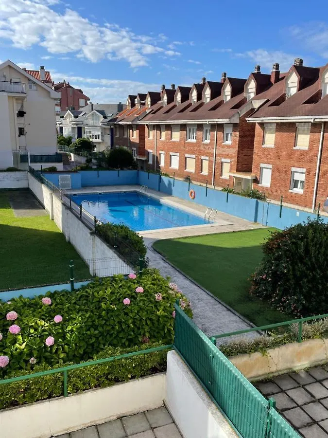 Apartment Apartamento Con Piscina Y Wifi A 100 Metros De La Playa En Somo